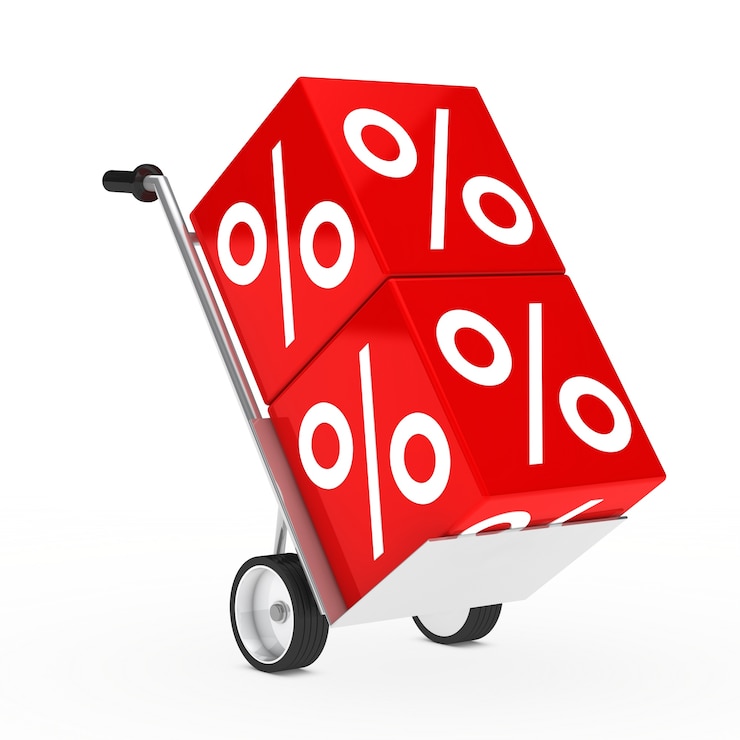 Free Photo metal cart with two red cubes