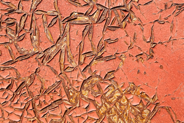Metal rust texture of brown color