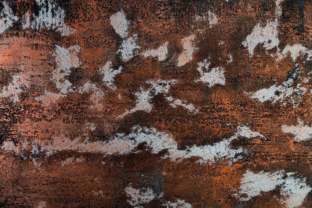 Metal surface with rust and patches