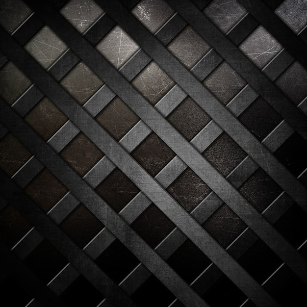 Free photo metal texture with grid