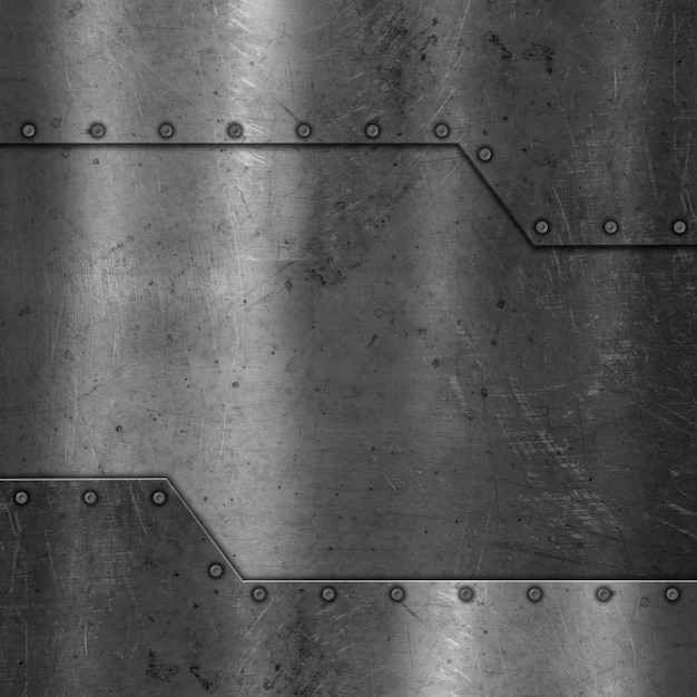 Metal texture with screws