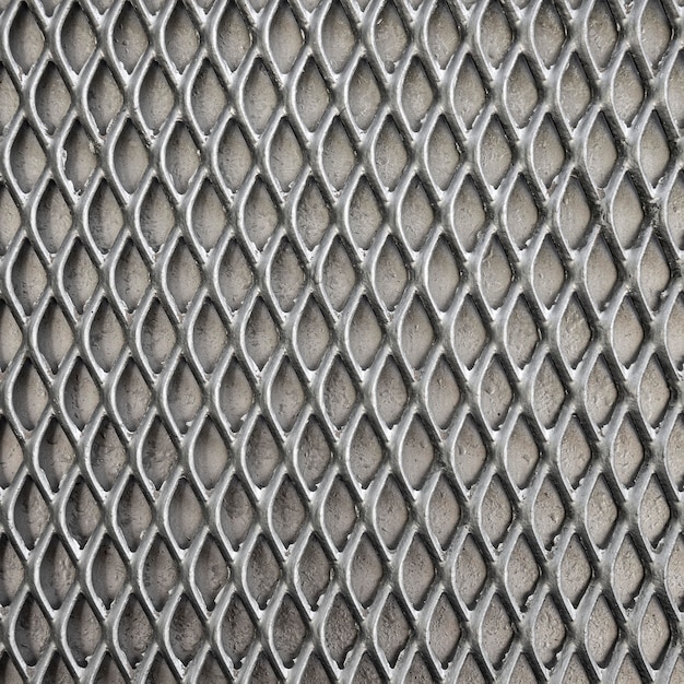 Metallic background fence in grey tones