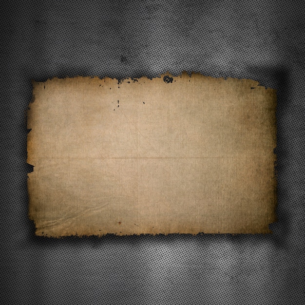 Metallic background with old grunge paper texture