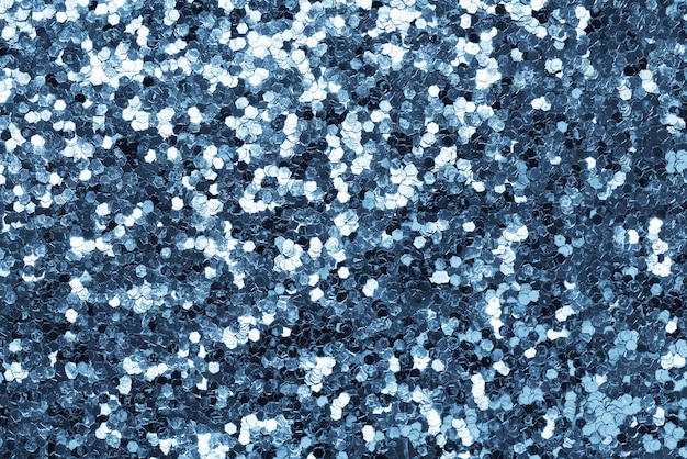 Free photo metallic blue glitter background