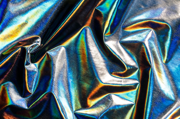 Metallic holographic background
