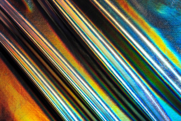 Metallic holographic background