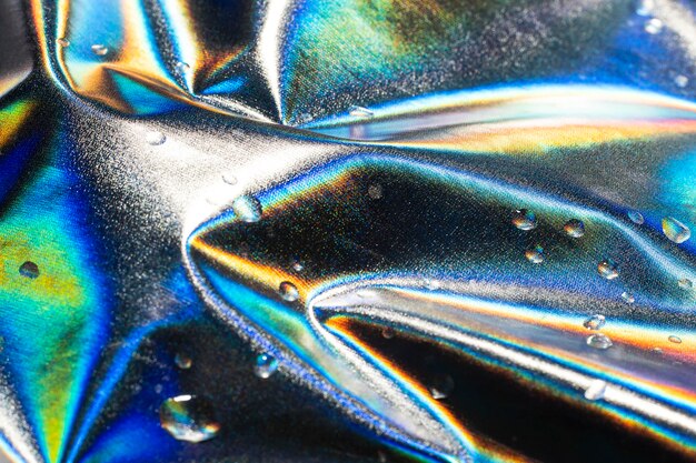 Metallic holographic background