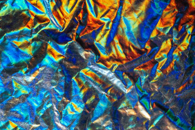 Metallic holographic background