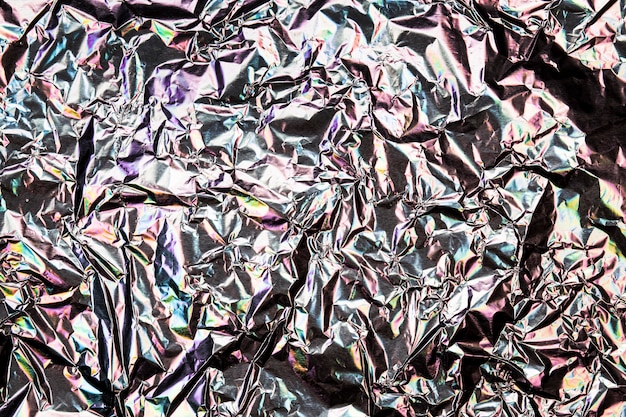 Metallic holographic background