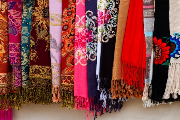 Mexican culture with scarfs