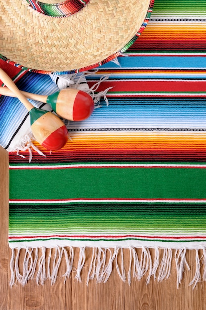Mexican elements over the floor