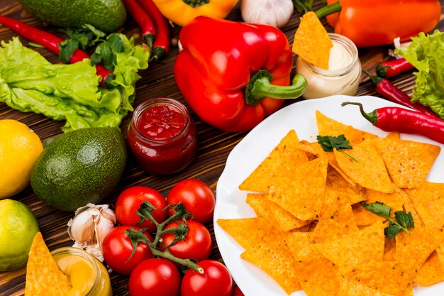 Mexican food still life