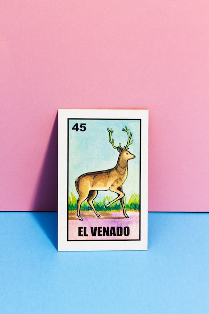 Free photo mexican traditional cards game