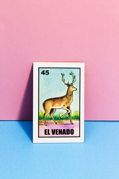 Mexican traditional cards game