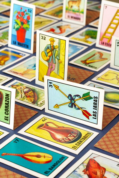 Mexican traditional cards game