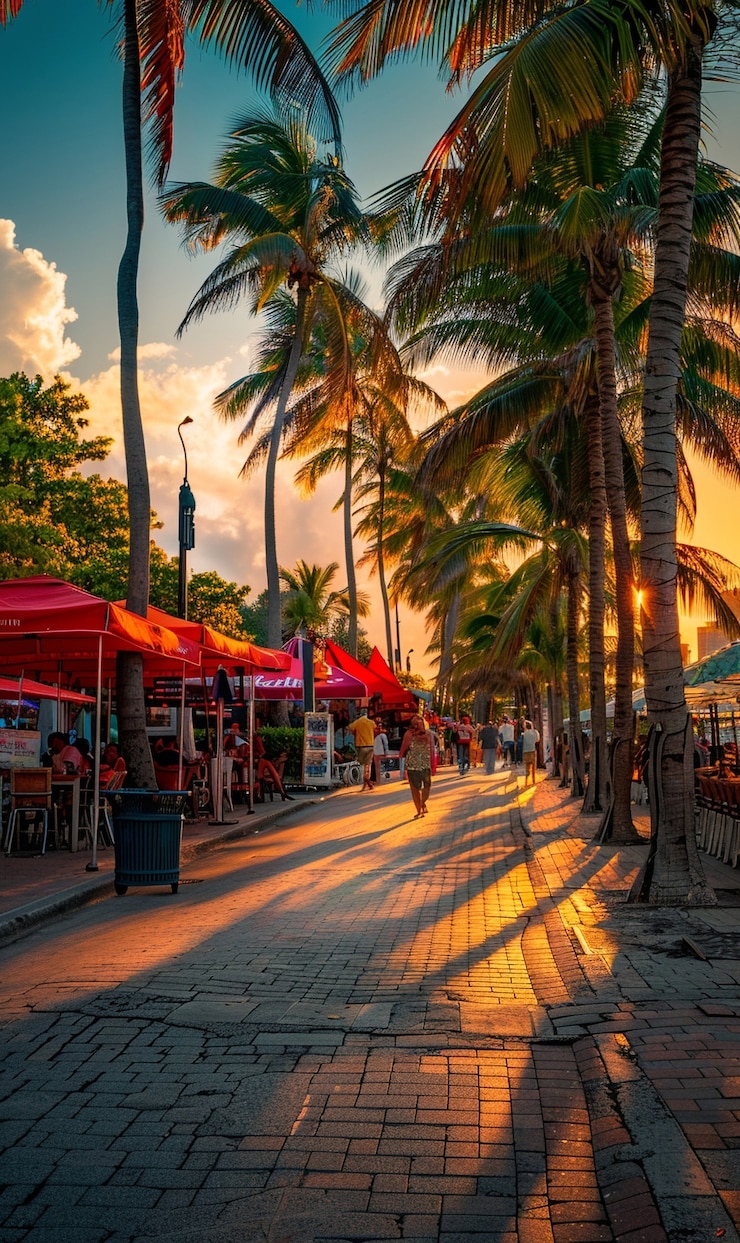 Free Photo miami bayside landscape