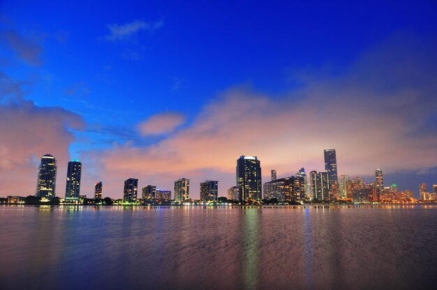 Miami night scene