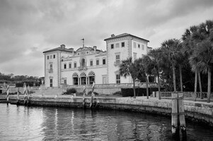 Miami vizcaya museum at waterfront