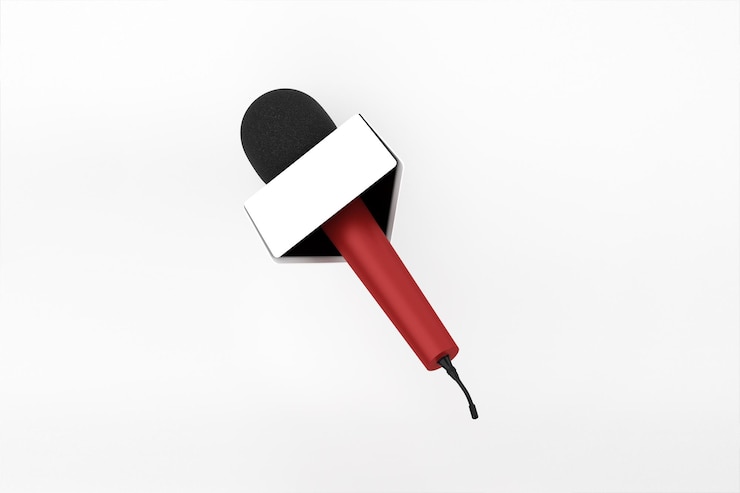 Free Photo microphone for interviews and press conferences