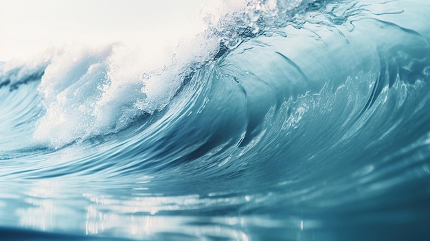 Foto gratuita la potente onda dell'oceano domina la scena