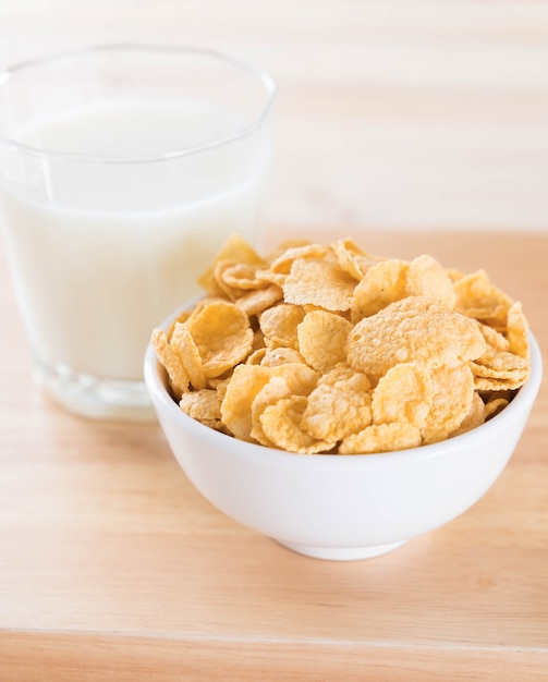 牛乳と穀物