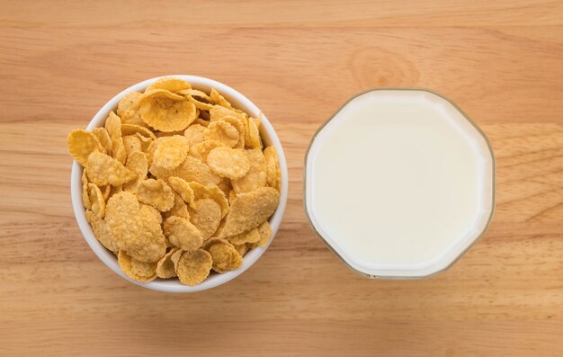 milk and cereal