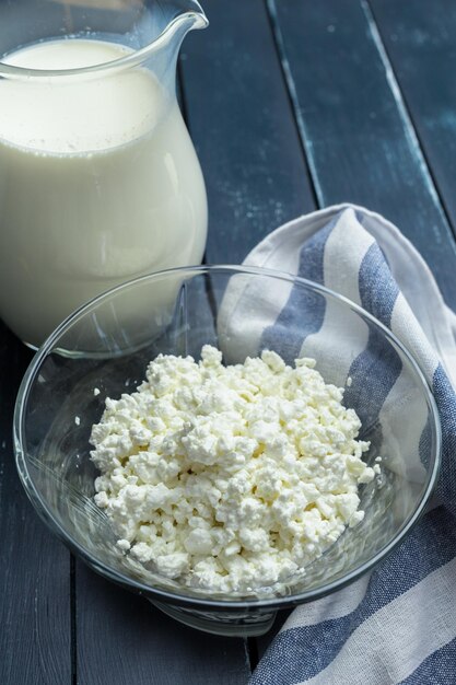 Milk cottage cheese  dairy products