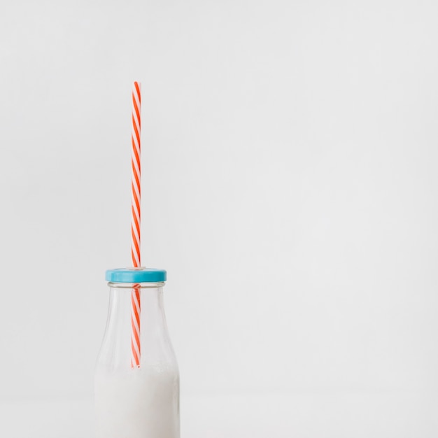 milk with straw