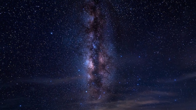 Milky way galaxy at night