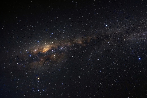 Млечный путь галактики со звездами и космической пылью во вселенной