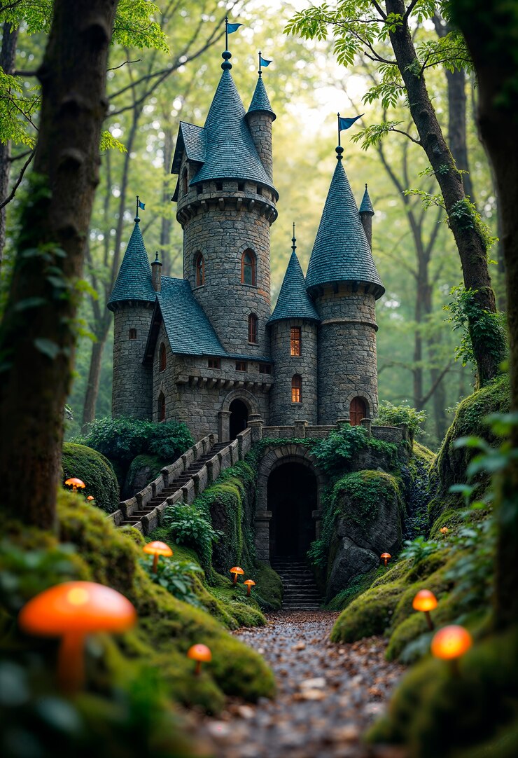 Free Photo miniature village background