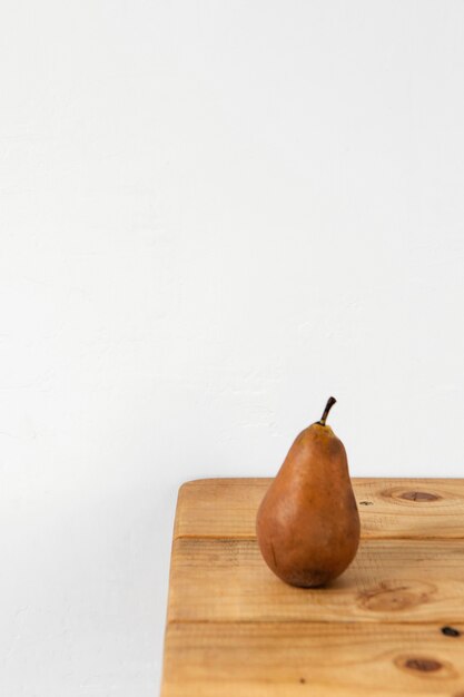 Minimal abstract concept pear copy space