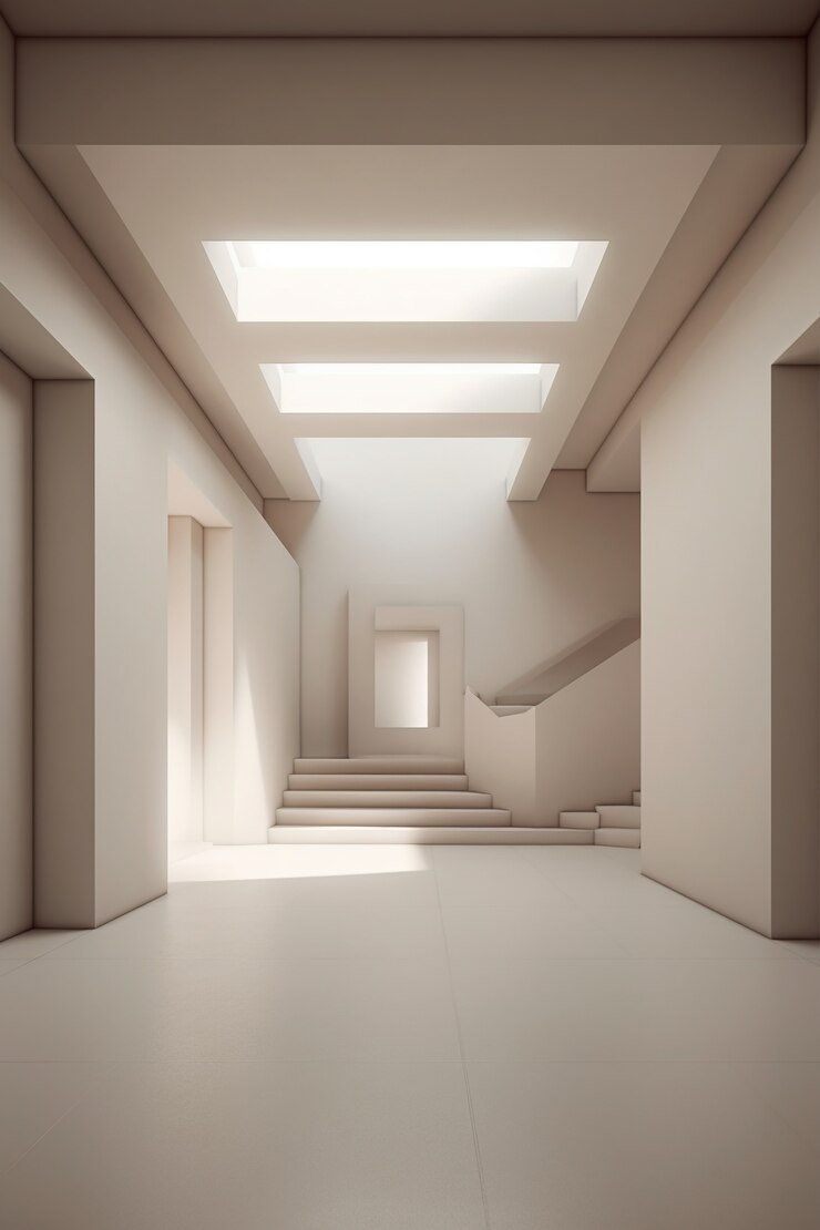 Free Photo minimal amazing interior design