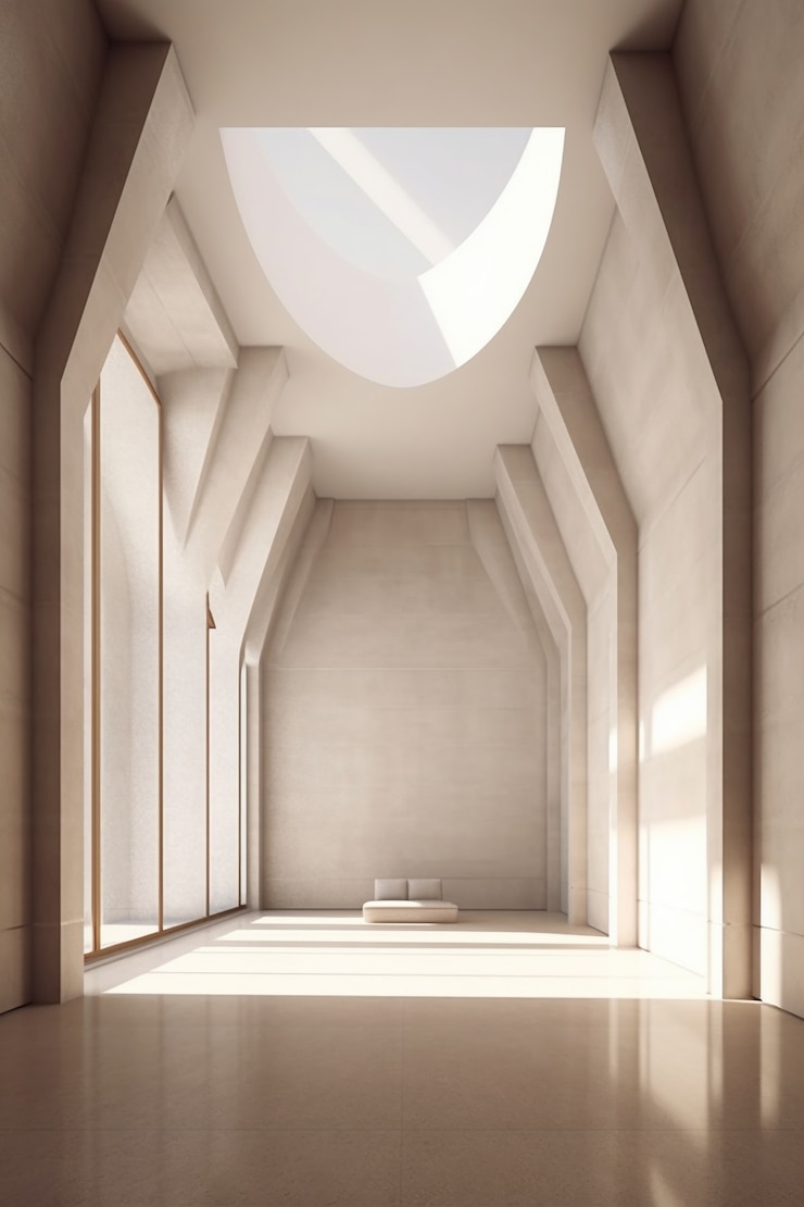 Free Photo minimal amazing interior design