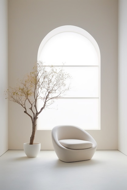 Foto gratuita minimal design d'interni sorprendente