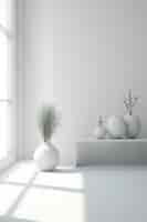 Free photo minimal amazing interior design