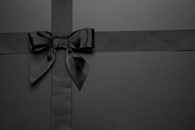 Minimal black friday ribbon