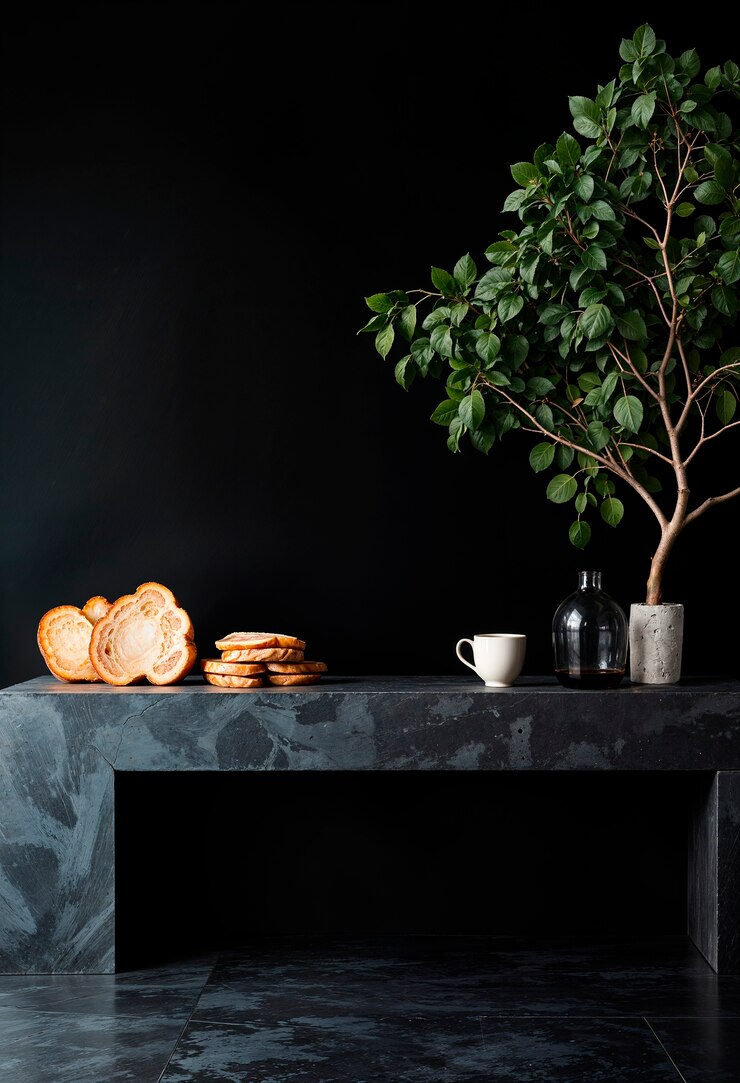 Free Photo minimal elegant breakfast