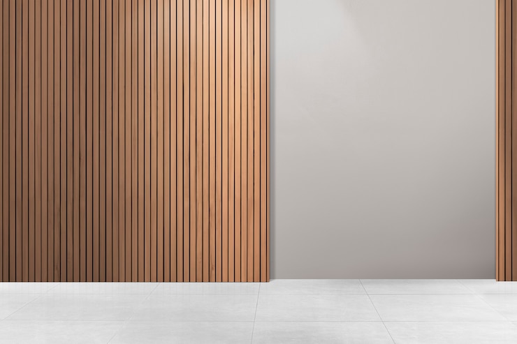 Free Photo minimal empty room authentic interior design