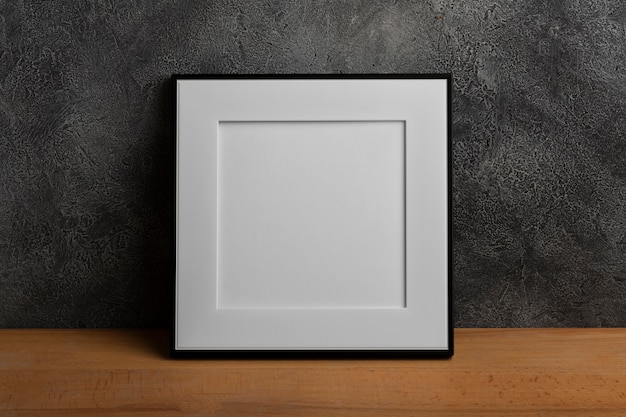 Minimal frame with stucco background