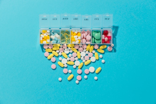 Minimal medicinal pills assortment