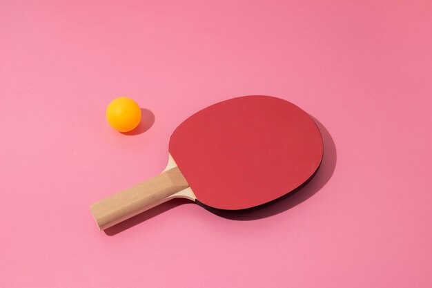 minimal sport still life arrangement