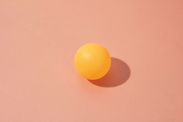 Minimal sport still life composition