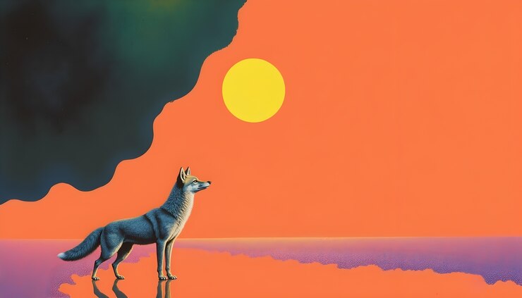 Free Photo minimal surrealistic abstract background