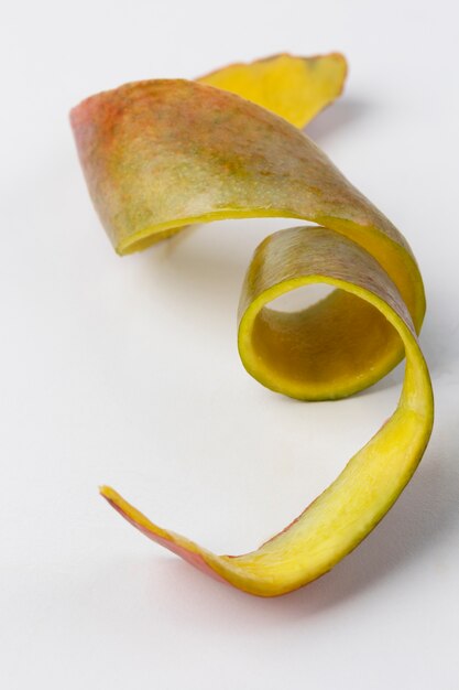 Minimal view of mango peel