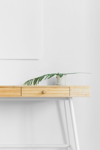 Minimalist composition with modern furniture