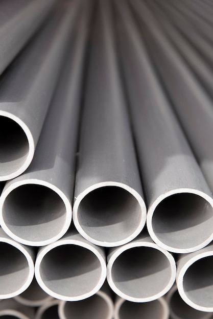 Minimalist construction pvc pipes assortment