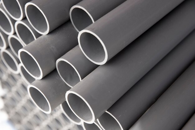 minimalist construction pvc pipes assortment