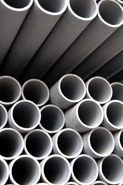 Minimalist construction pvc pipes assortment