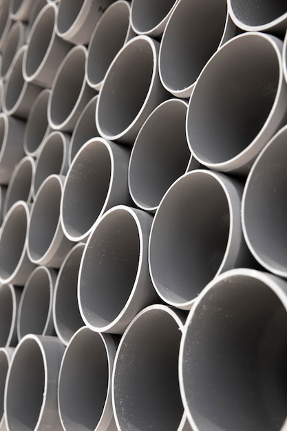 Minimalist construction pvc pipes assortment